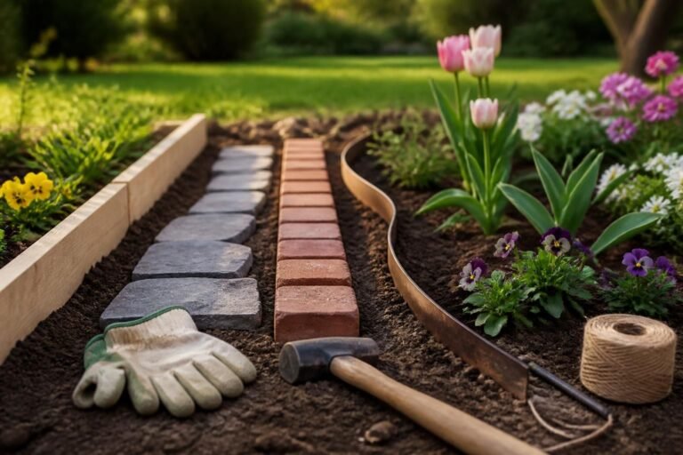 découvrez les différents matériaux pour bordures de jardin et apprenez comment les poser facilement pour un aménagement paysager réussi.