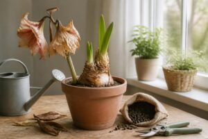 découvrez comment redonner vie à votre fleur d'amaryllis fanée et les étapes essentielles pour la faire refleurir avec succès.