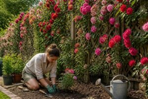 découvrez comment choisir, planter et palisser un rosier grimpant pour sublimer votre jardin avec des fleurs éclatantes et un feuillage vigoureux.