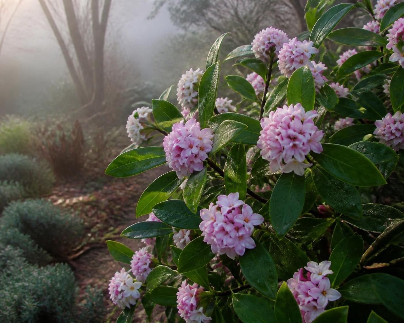 découvrez daphné, un arbuste au parfum envoûtant qui embellit votre jardin même en plein hiver grâce à ses fleurs délicates et son parfum captivant.