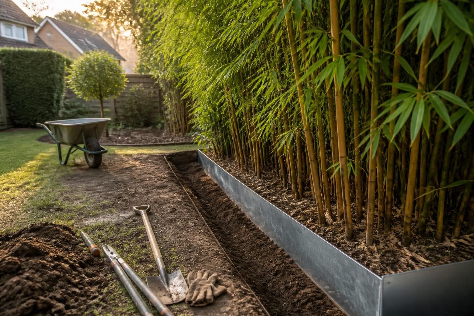 découvrez comment installer une barrière anti-rhizome efficace pour stopper la propagation des bambous traçants et protéger votre jardin.