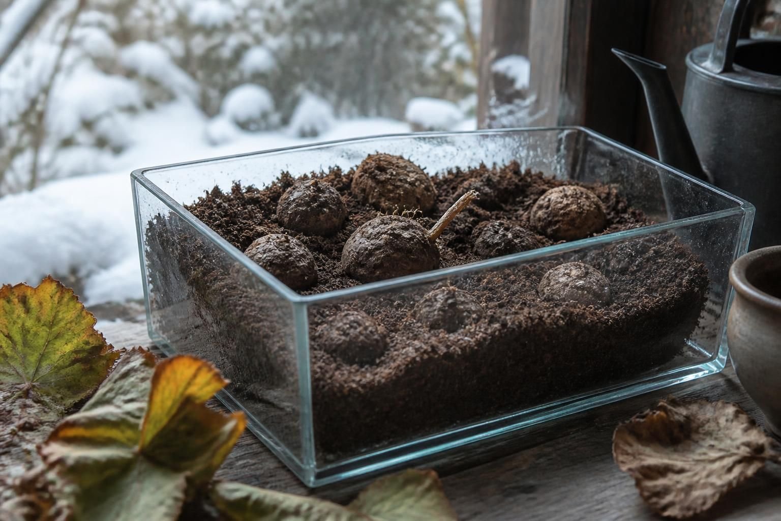 découvrez comment réussir l'hivernage des tubercules de bégonia en hiver pour préserver vos plantes et les voir refleurir au printemps.